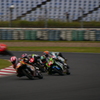 ロードレースの流し撮り