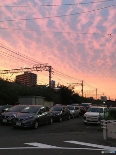仕事帰りの空