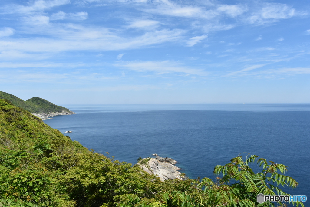 山陰路　美保崎にて