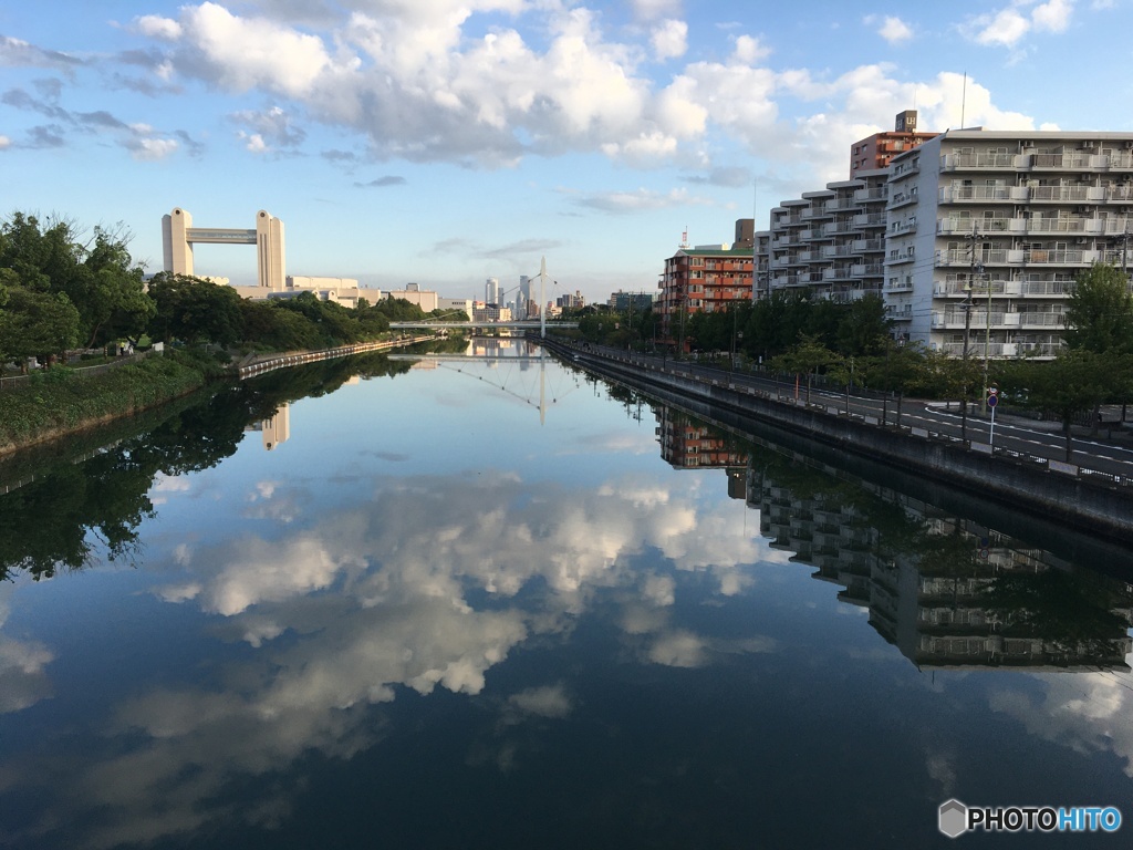 なごりの夏空