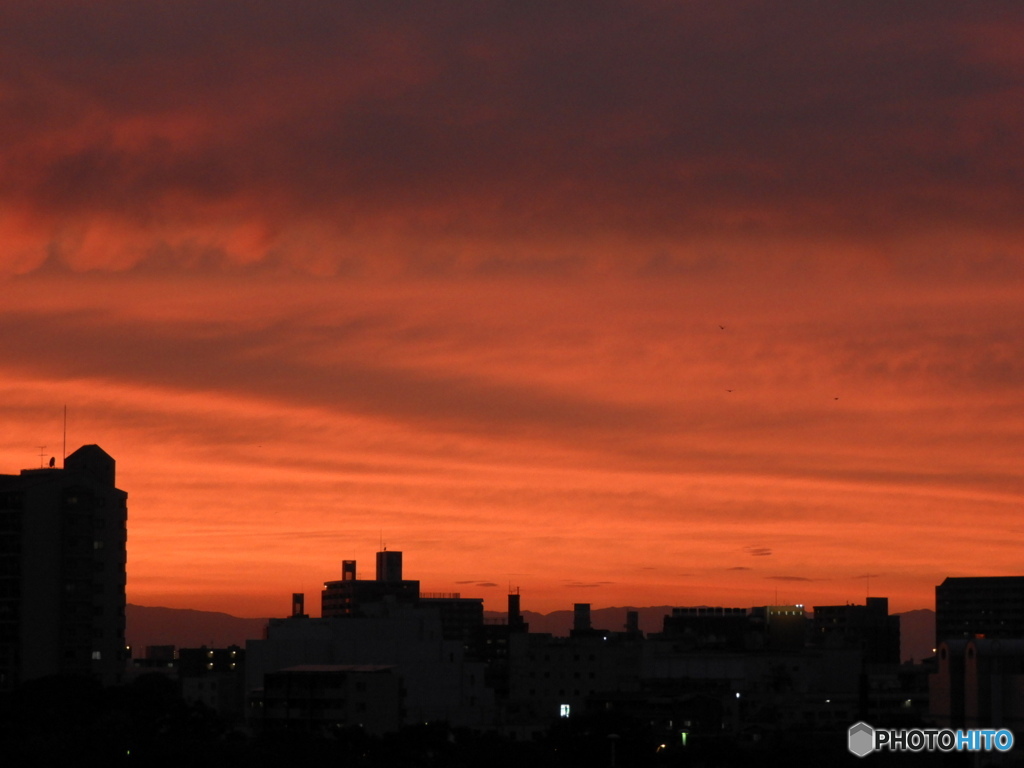 空も秋色