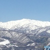 山頂より白山を望む