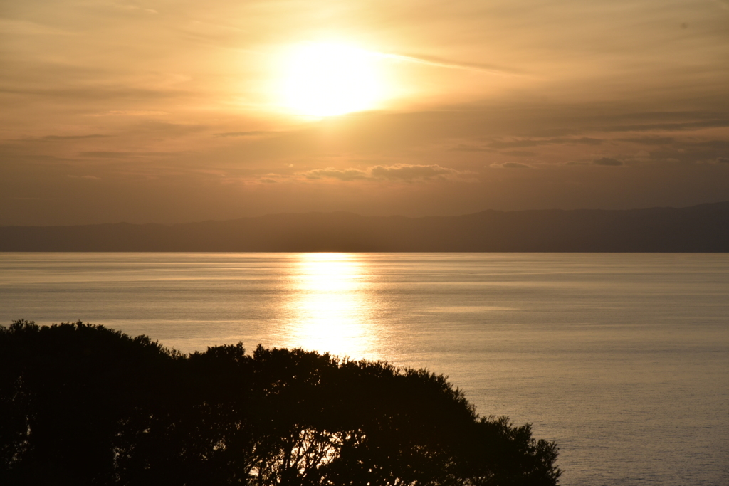 湘南の夕陽