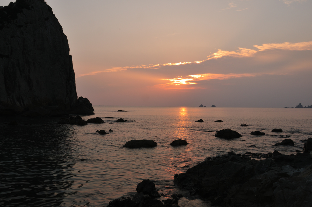 鹿児島の夕焼け
