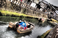 水郷　佐原の街並み