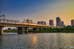 多摩川の鉄橋