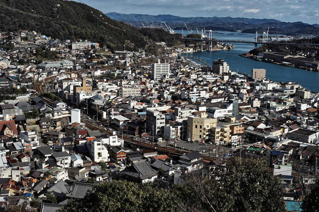 千光寺より尾道大橋を望む