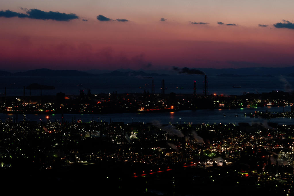 水島 工場夜景 2018.2 #3