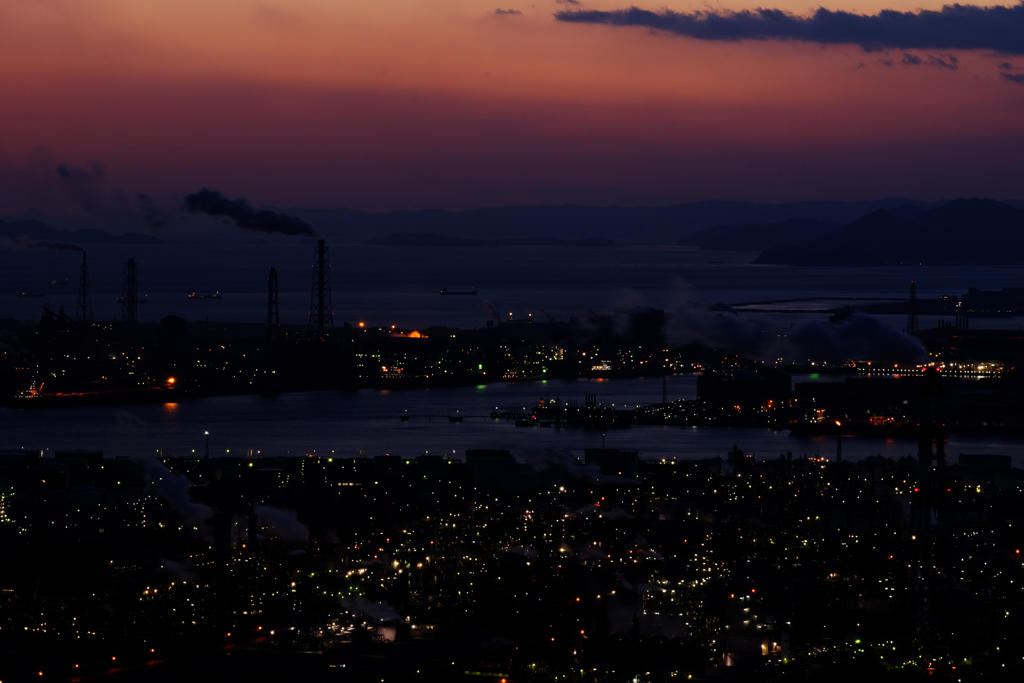 水島 工場夜景 2018.2 #2