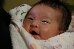 新生児微笑