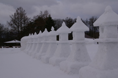 雪まつりの後・・・