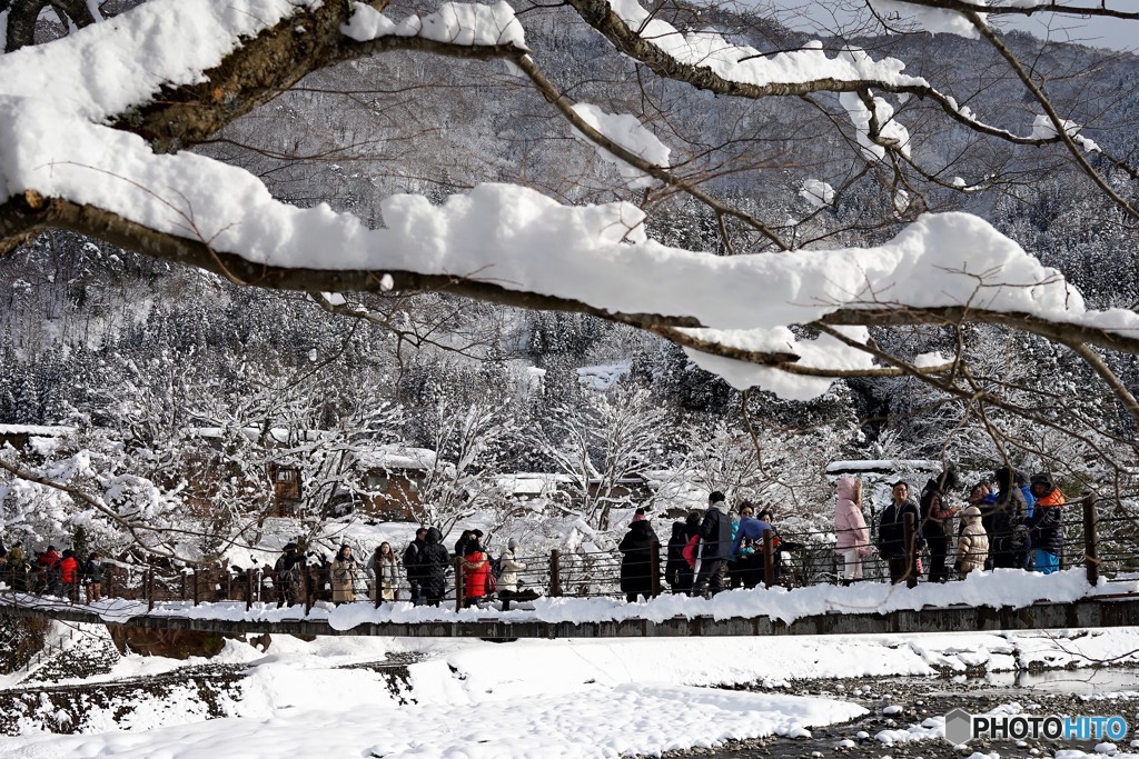 白川郷冬景色1