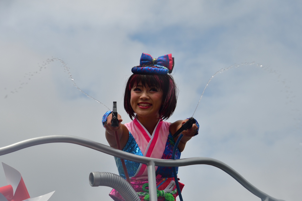 燦水ガールの微笑み♪　…ディズニー夏祭り2017・燦水！サマービートより
