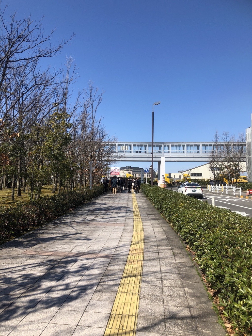 酒の陣最後尾／ソール・ライター展への途中