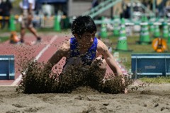 再陸上記録会幅跳び２