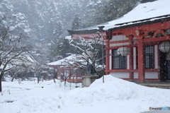 鞍馬寺雪景色