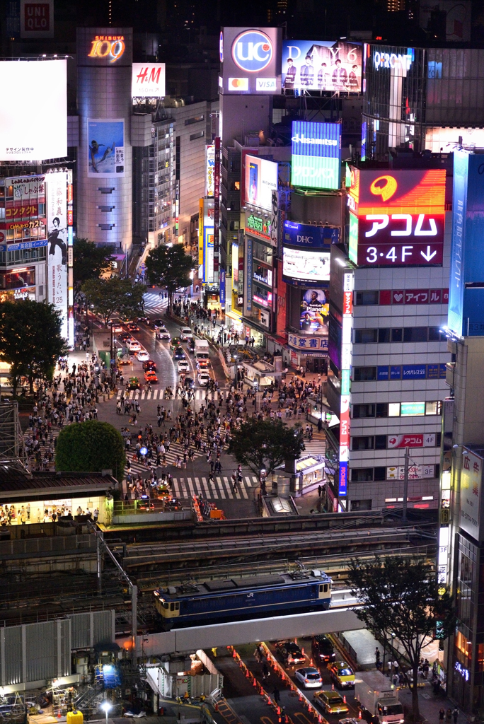 夜の渋谷を征く