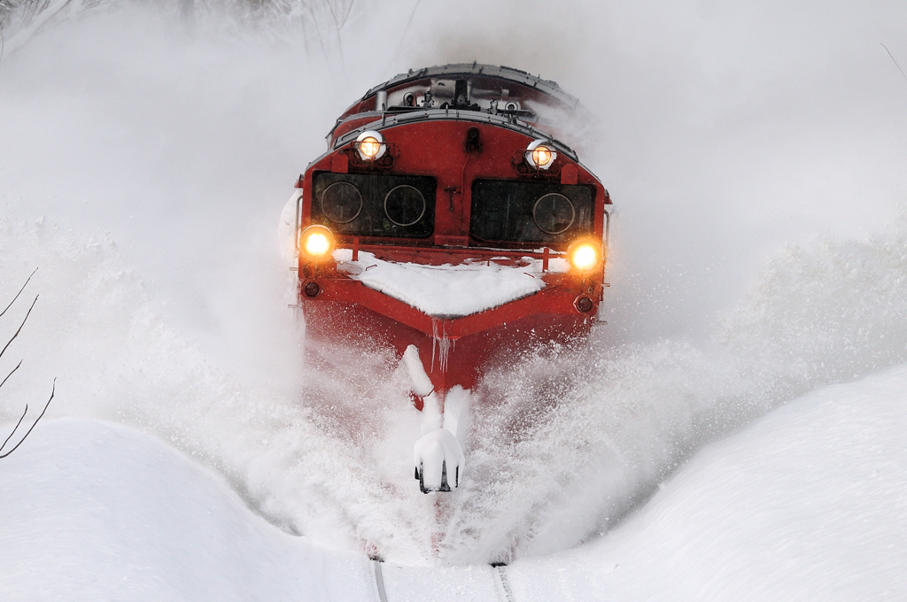DE15 雪362レ 宗谷本線定期排雪列車
