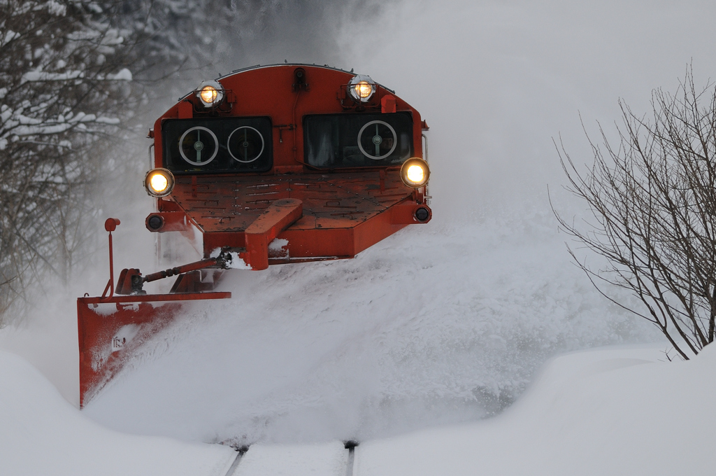 DE15 雪551レ 石北本線 定期排雪