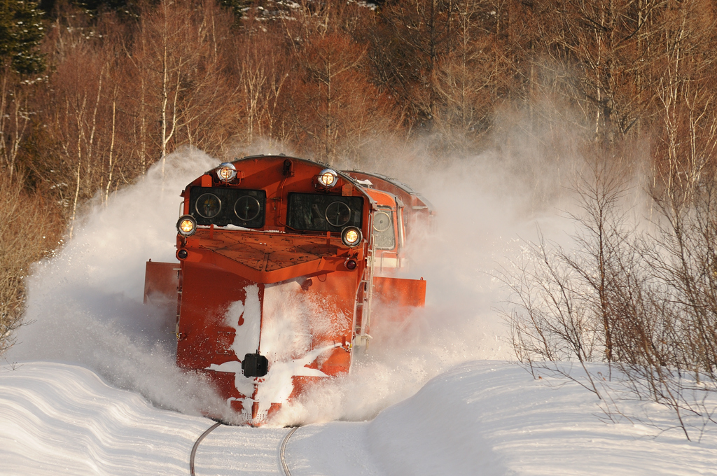 DE15-2511 雪372レ 宗谷本線定期排雪列車