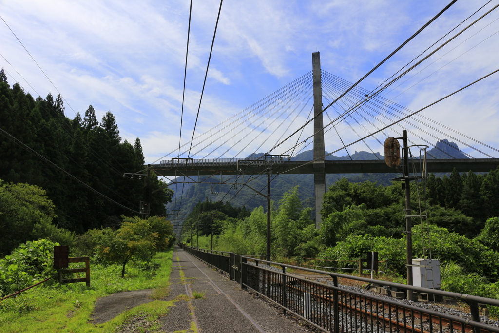 2018年夏横川アプトの道にて