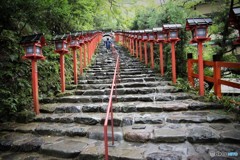 貴船神社　本宮参道