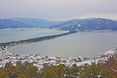 雪の天橋立