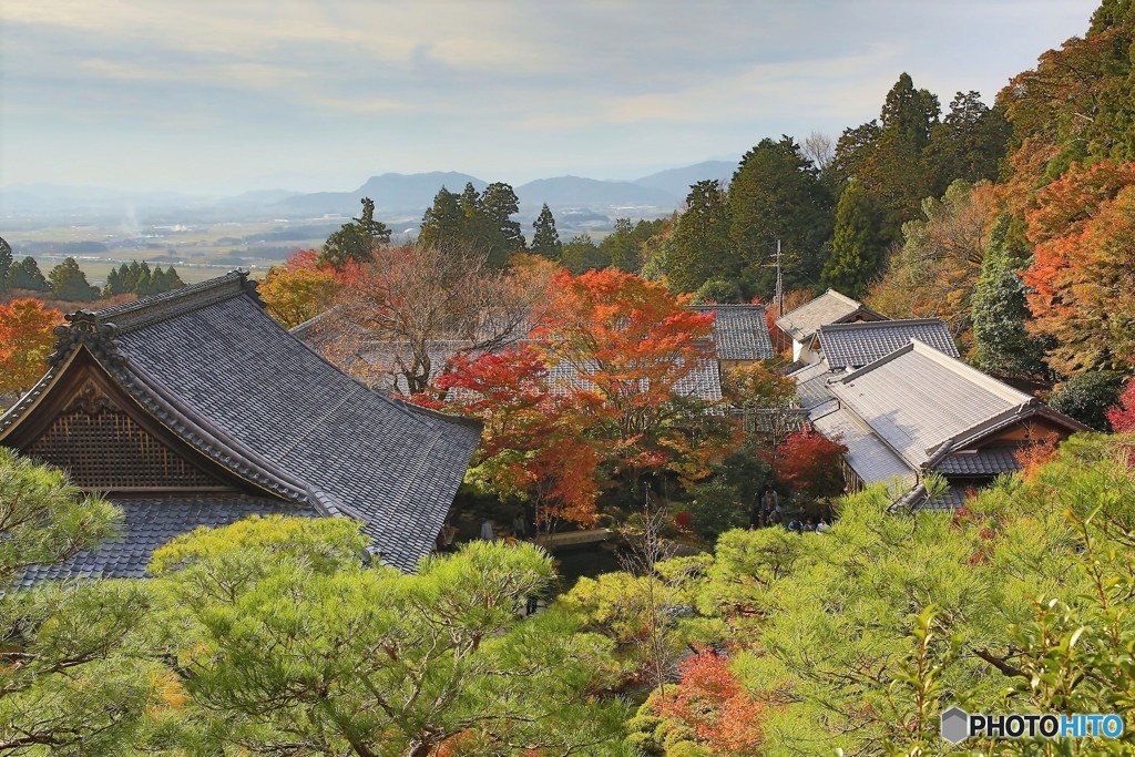 百済寺　展望台より