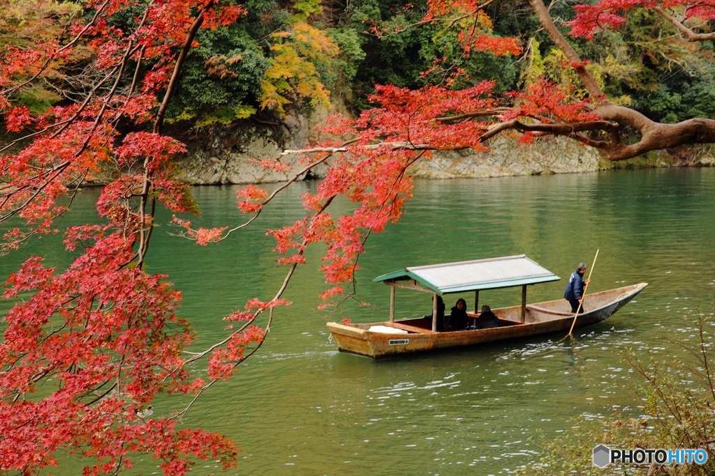 大堰川の屋形船