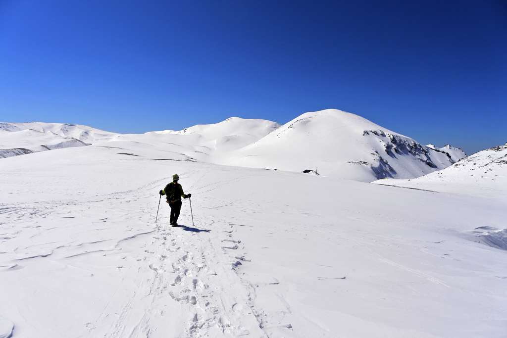 雪中散歩　大雪山黒岳