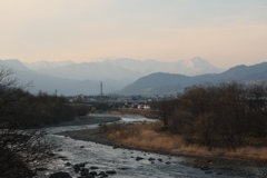 早春の谷川連峰