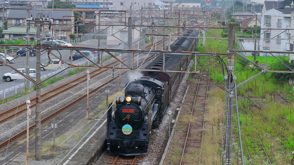 連絡橋からずっと