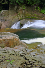 鱒飛びの滝