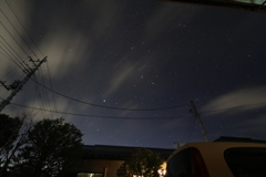 冬のオリオン座