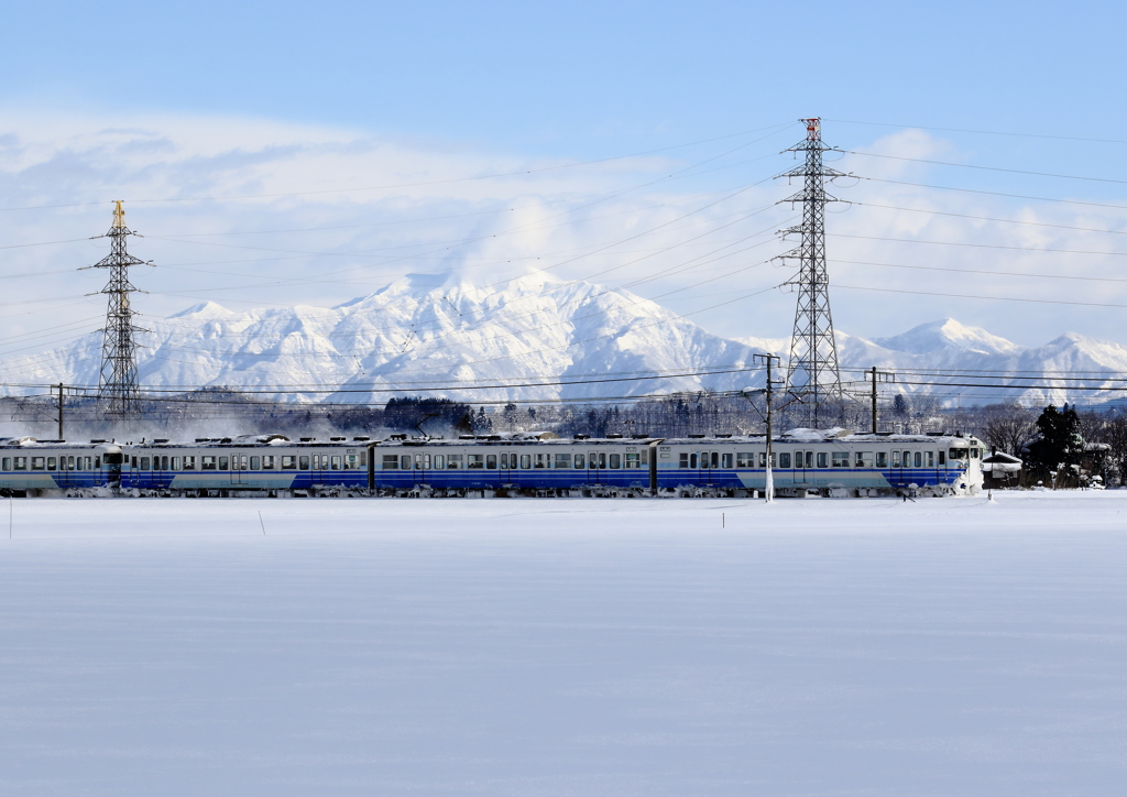 粟ヶ岳遠望