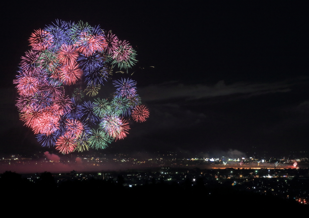 長岡まつり花火-6　正三尺玉-1