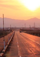 夕暮れ