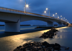 夜の出雲崎-1