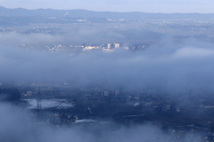 雲海の街