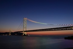 快晴の日の入り