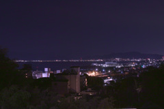 琵琶湖周辺の夜景
