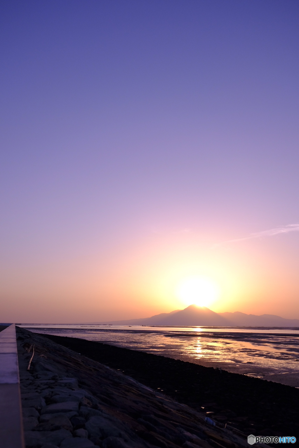夕日(カメラ内現像)