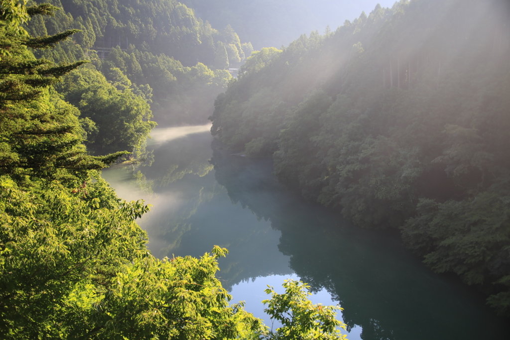 奥多摩の朝