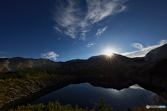 みくりが池、日の出