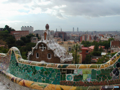 グエル公園テラスより