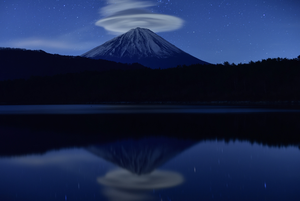 富士山と雲