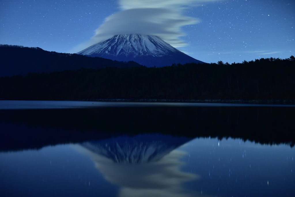 富士山と雲