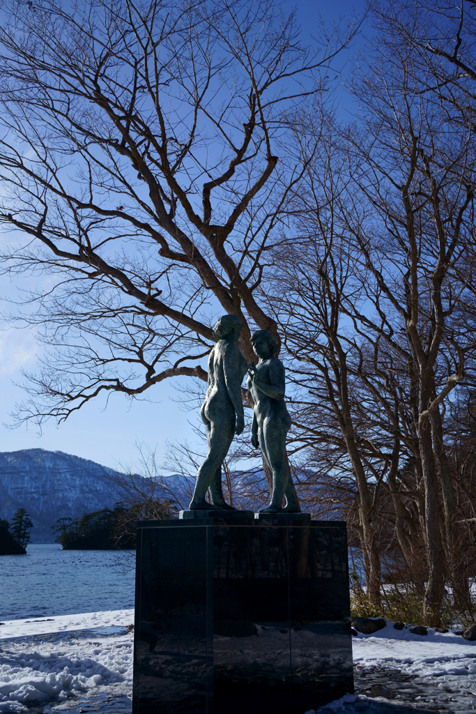 十和田湖 乙女の像