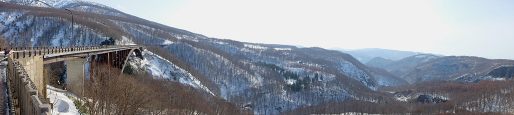 城ヶ倉大橋 パノラマ