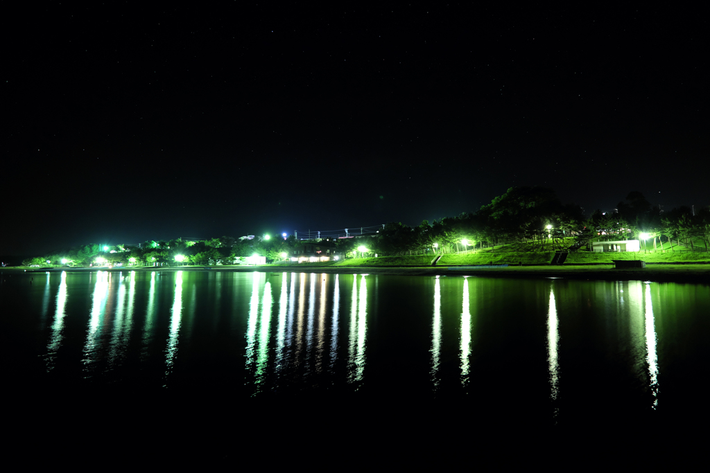 夜の港1
